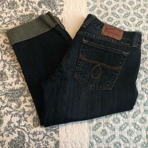 Lucky Brand Cuffed Denim Capris